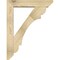 Ekena Millwork Olympic Slat Rough Sawn Bracket w/ Offset Brace, Douglas Fir, 6"W x 28"D x 36"H BKT0604X28X36OLY06RDF - alternate 4